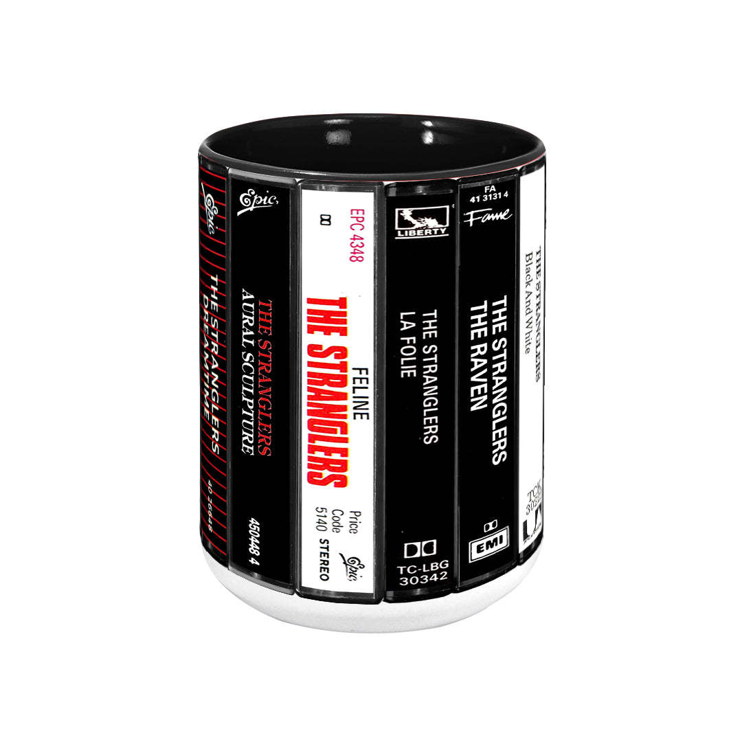 The Stranglers Albums Cassette Retro Collection Accent Mug