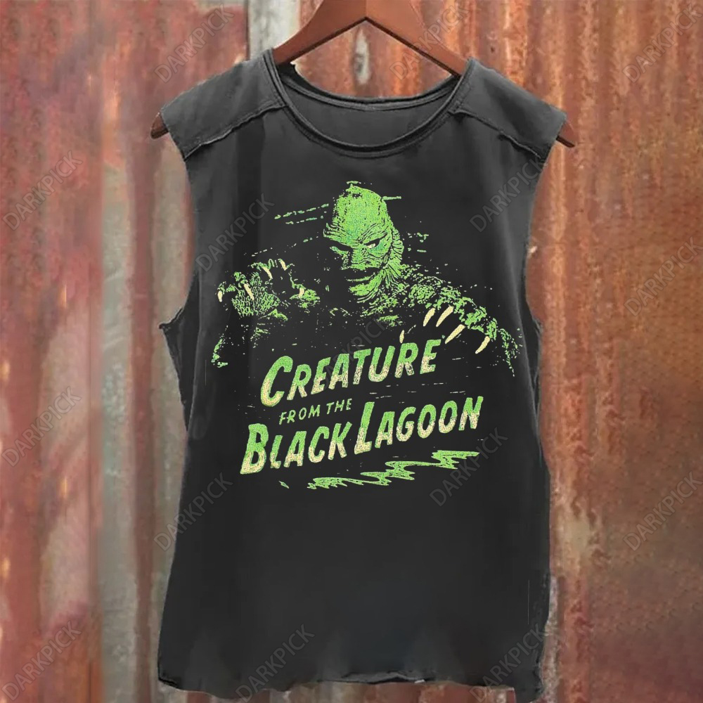 Unisex Vintage Washed Creature from the Black Lagoon Tank Top