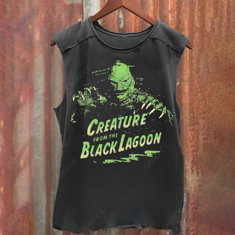 Unisex Vintage Washed Creature from the Black Lagoon Tank Top