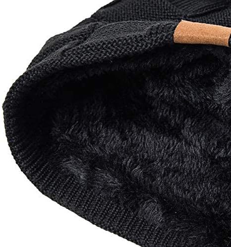  Beanie Hat for Men and Women Winter Warm Hats Knit Slouchy Thick Skull Cap
