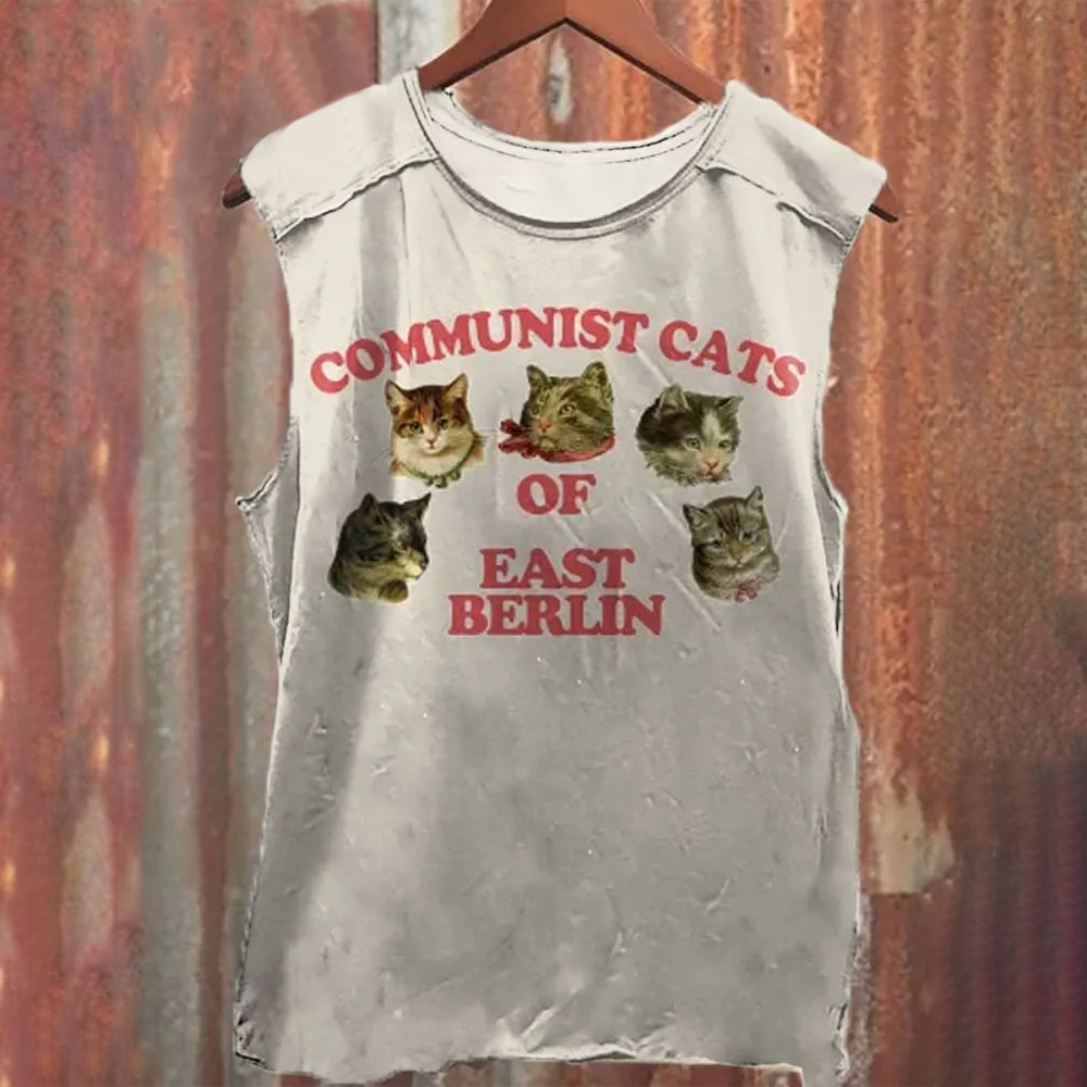 Communist Cats Of East Berlin Unisex Classic Tank Top