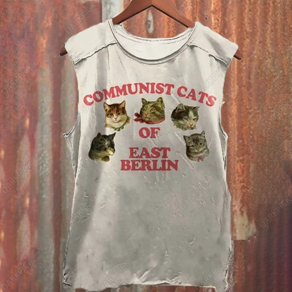 Communist Cats Of East Berlin Unisex Classic Tank Top