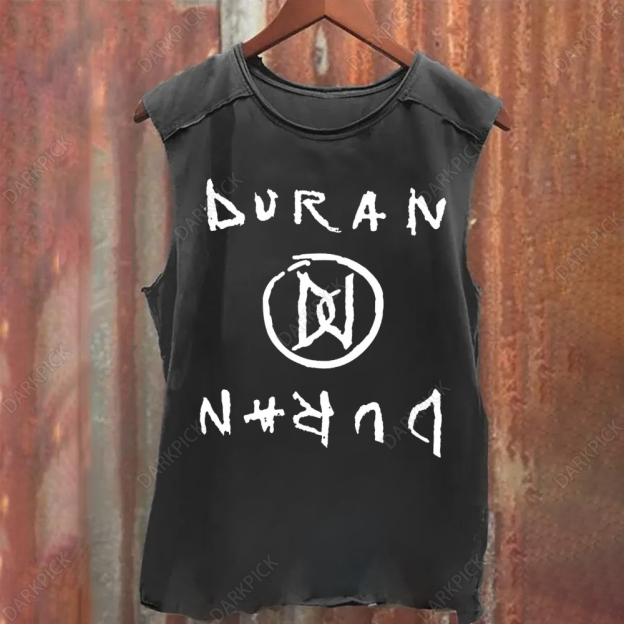 Unisex Vintage Washed Duran Duran Band Tank Top