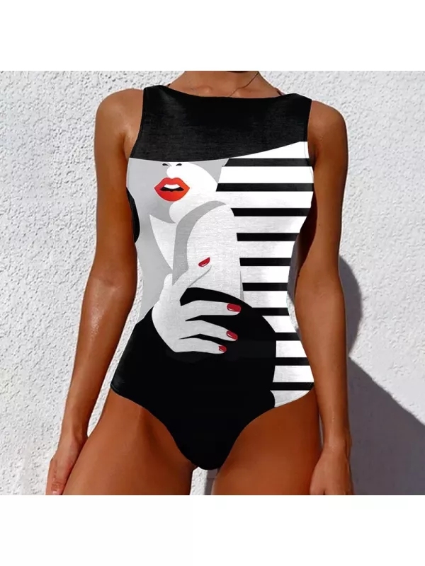 Fashion Sexy Printed Swimsuit
