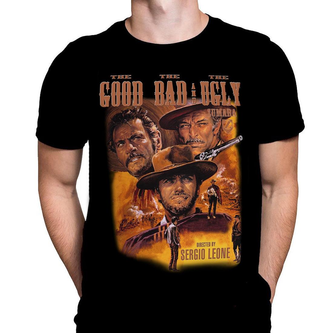 The  good, the bad，and the ugly movie  Cotton T-shirt