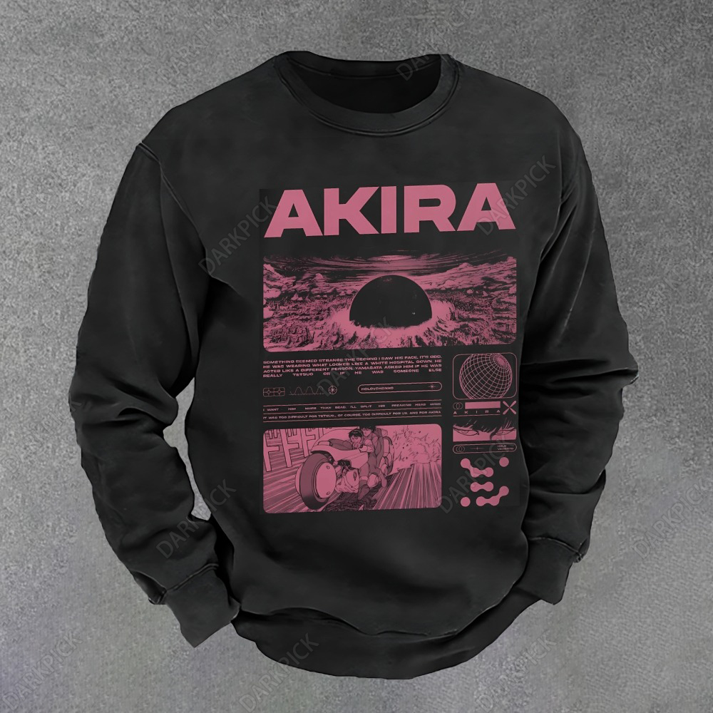 Unisex Vintage Akira Art Graphic  Sweatshirt