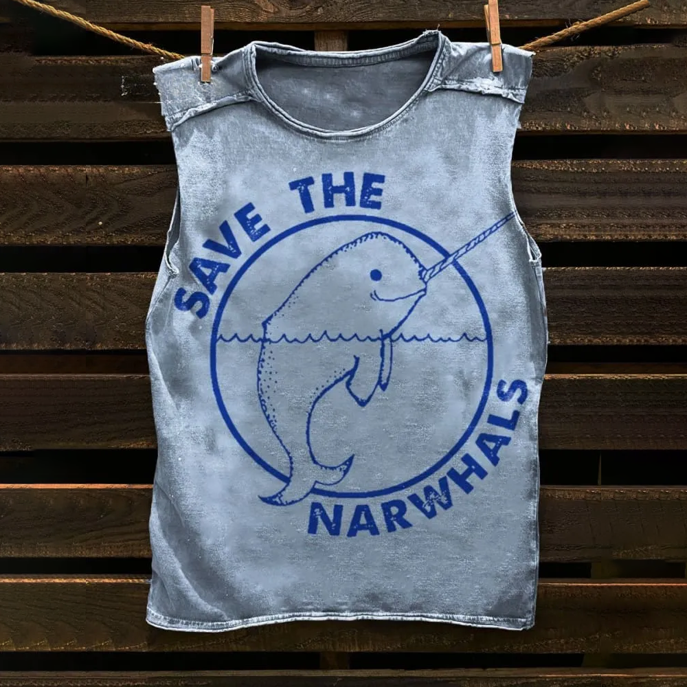 Save the Narwhals Unisex Classic Tank Top