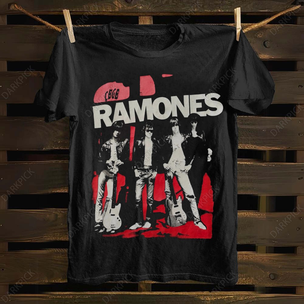 Unisex cotton Ramones Punk Rock Band T-shirt