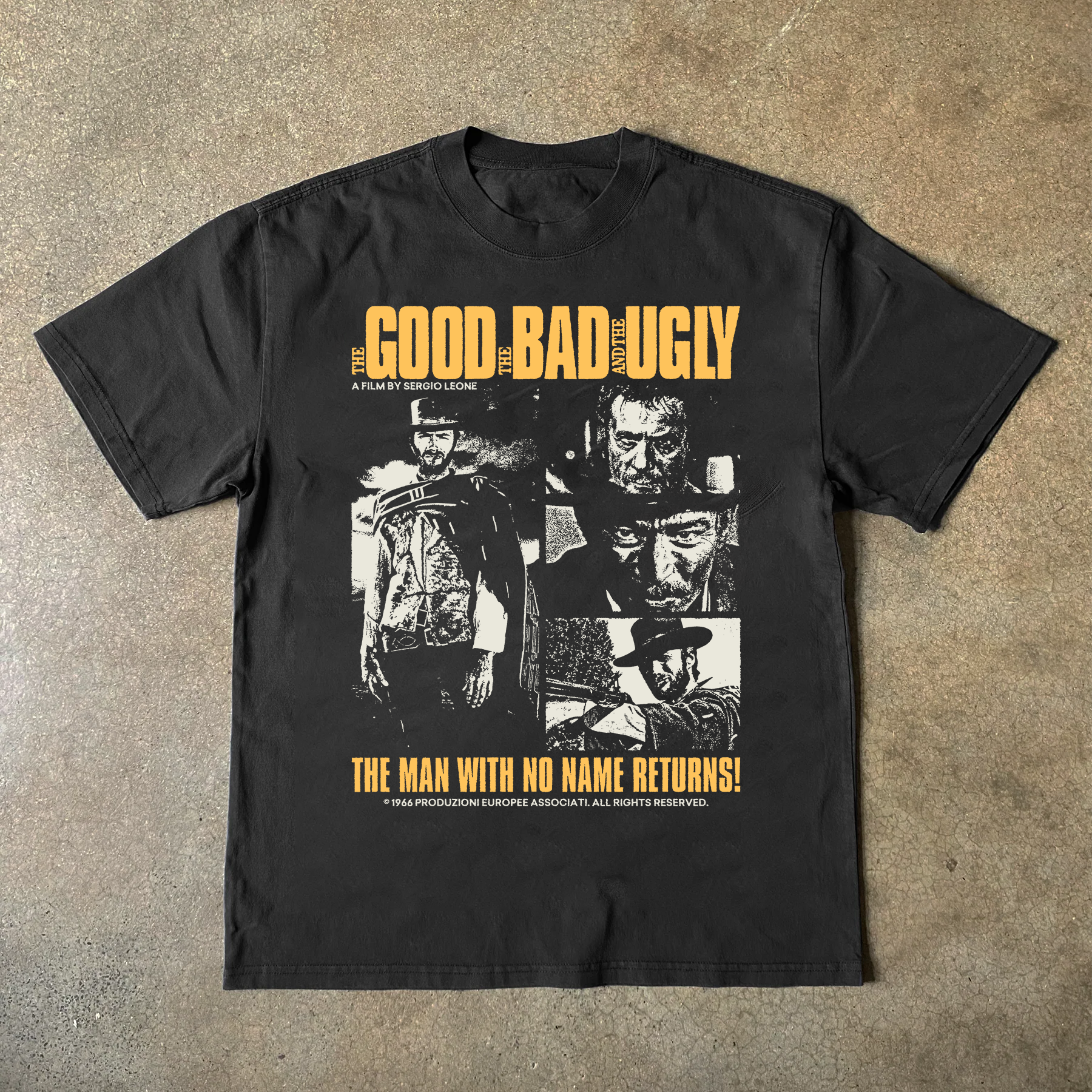 The  good, the bad，and the ugly movie  Cotton T-shirt