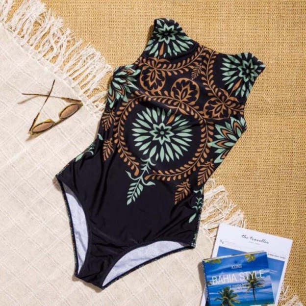 Fashion Sleeveless One-piece Swimsuit