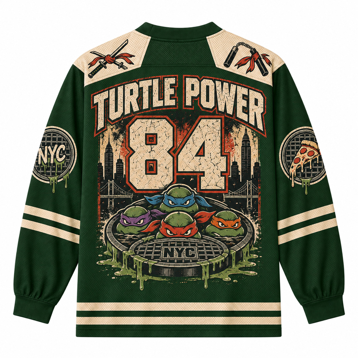 TURTLE POWER Jersey Shirts