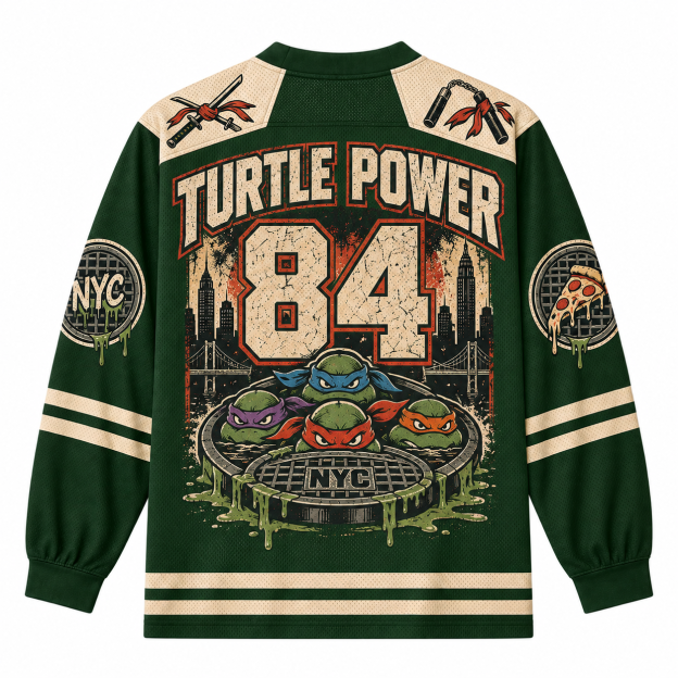 TURTLE POWER Jersey Shirts