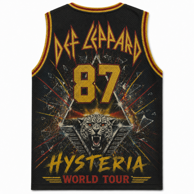 Def Leppard Hysteria 1987 Concert Retro Jersey Tank