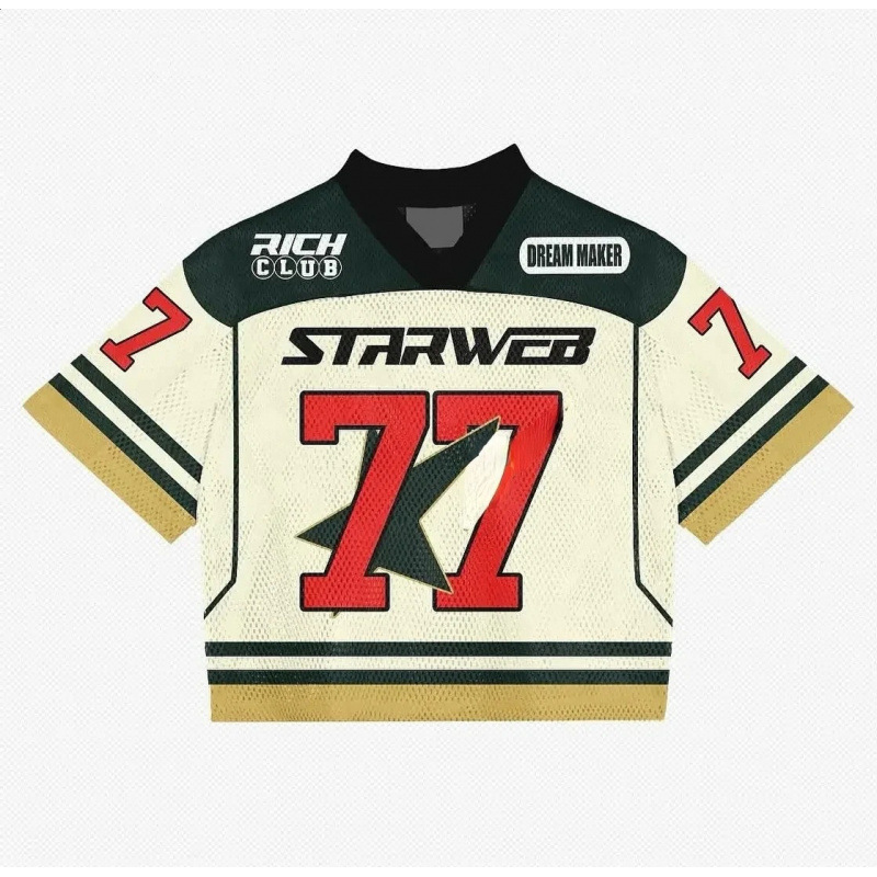 3D digital printing hot selling T-shirt retro fashion casual sports jersey-6