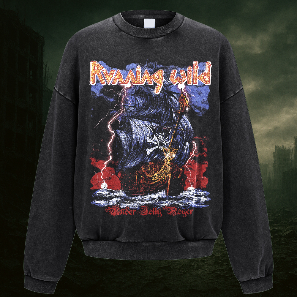 Running Wild Under Jolly Roger Sweatshirt