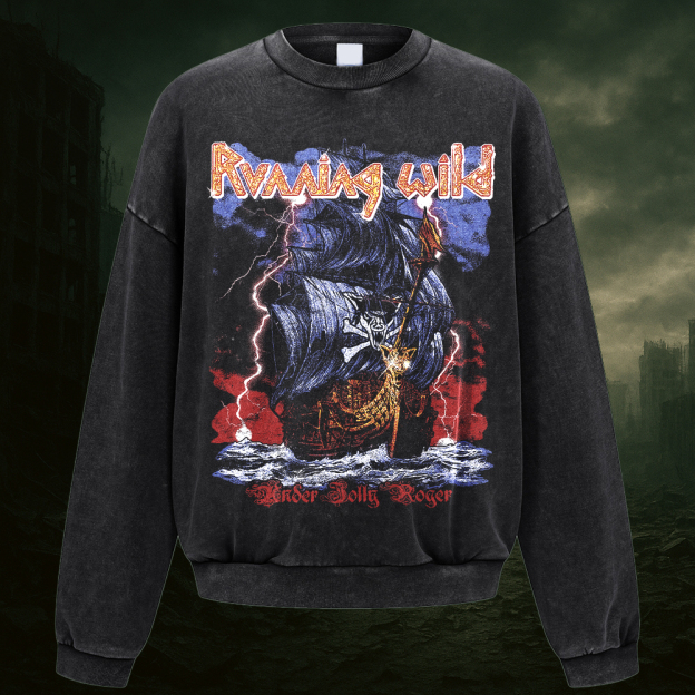 Running Wild Under Jolly Roger Sweatshirt
