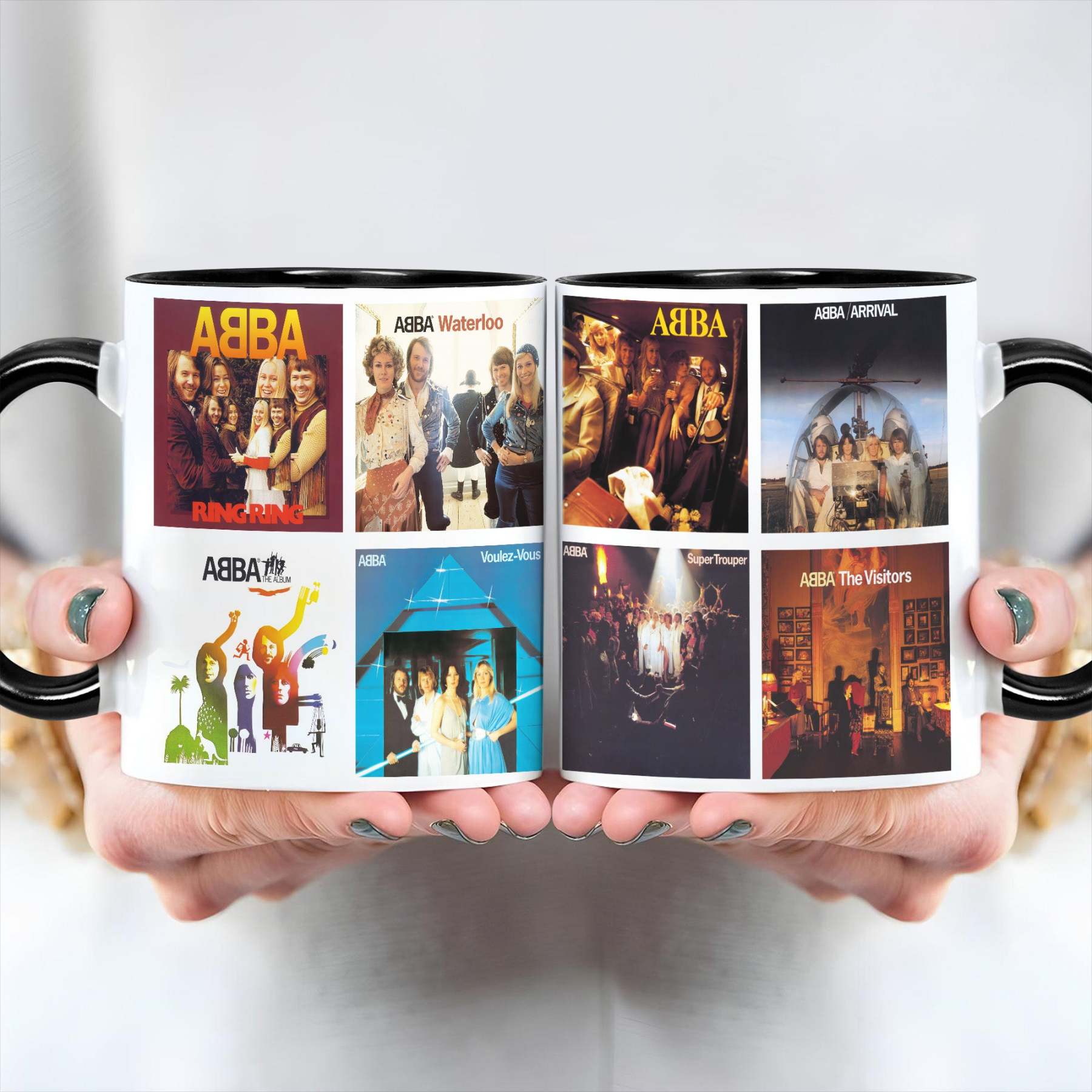 ABBA Albums Cover Collection Retro Mug