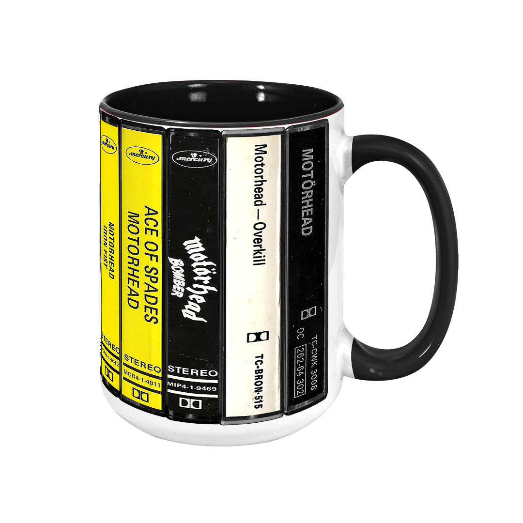 Motorhead Albums Cassette Retro Collection Accent Mug