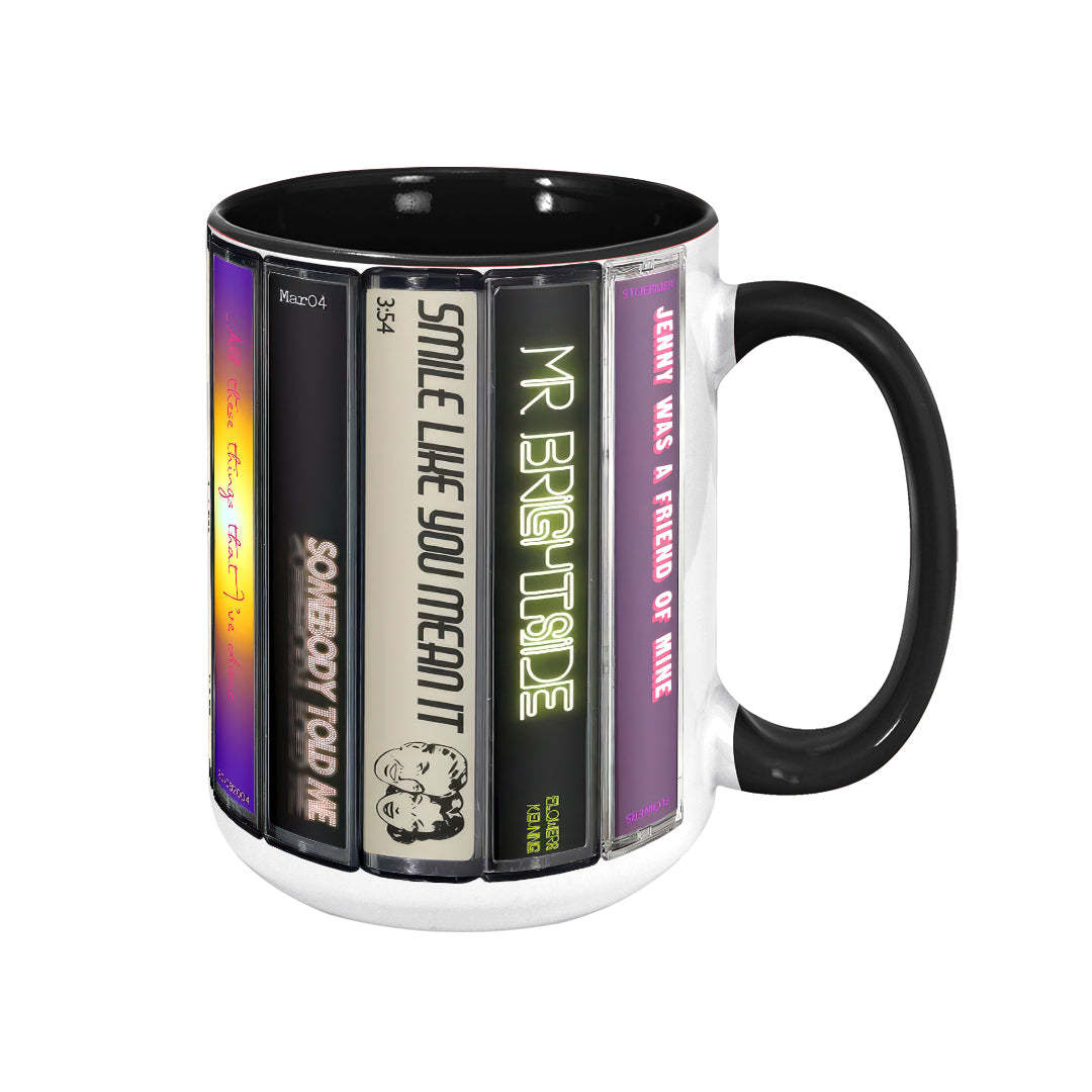 The Killers Hot Fuss Album Cassette Retro Accent Mug