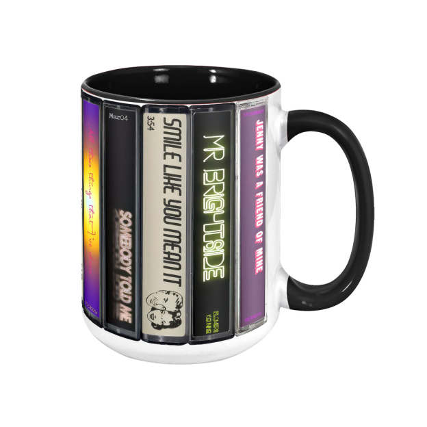 The Killers Hot Fuss Album Cassette Retro Accent Mug
