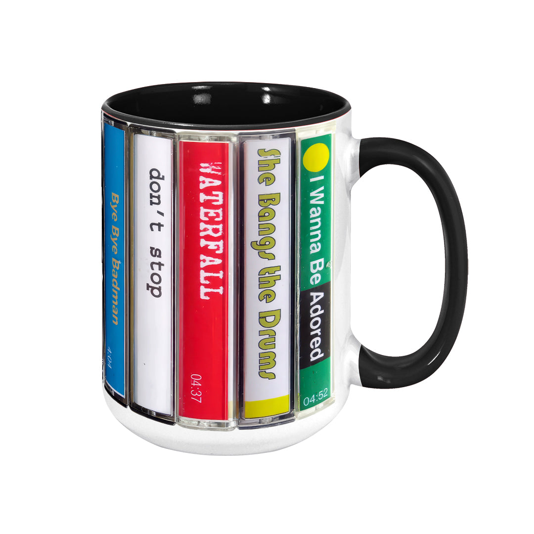 The Stone Roses Debut Album Cassette Retro Collection Accent Mug