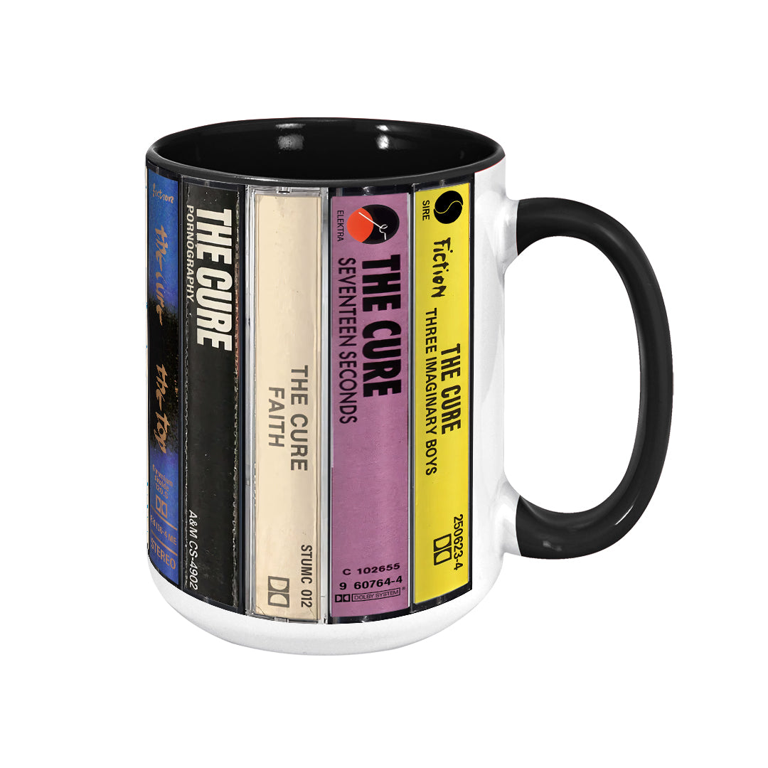 The Cure Albums Cassette Retro Collection Accent Mug