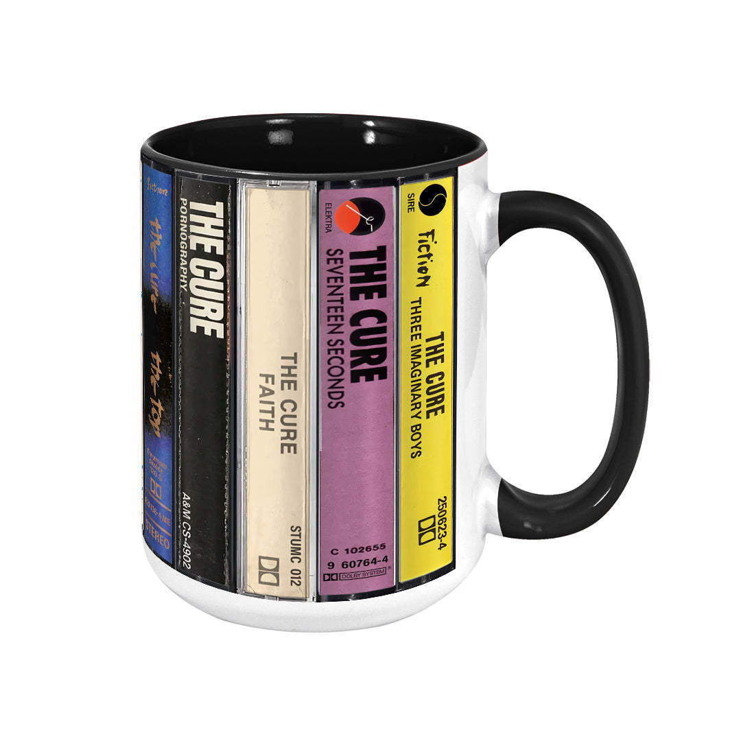 The Cure Albums Cassette Retro Collection Accent Mug