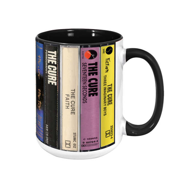 The Cure Albums Cassette Retro Collection Accent Mug