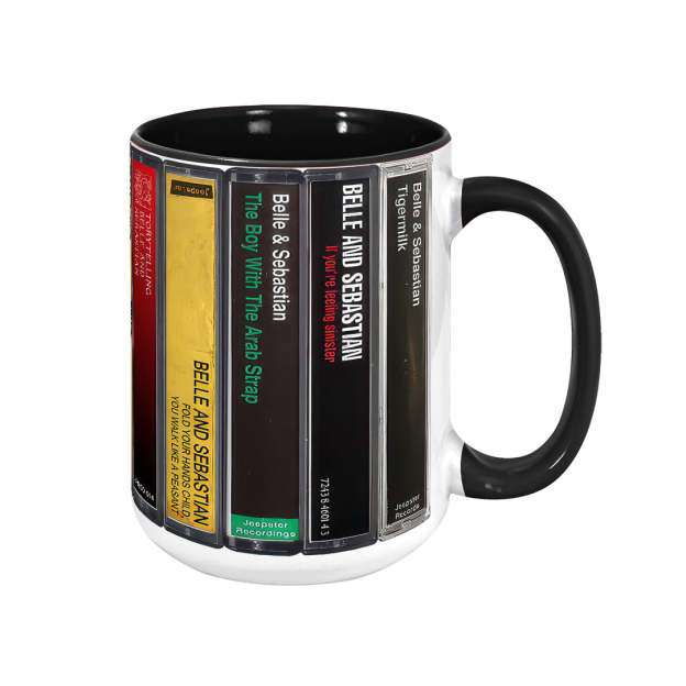 Belle and Sebastian Albums Cassette Retro Collection Accent Mug