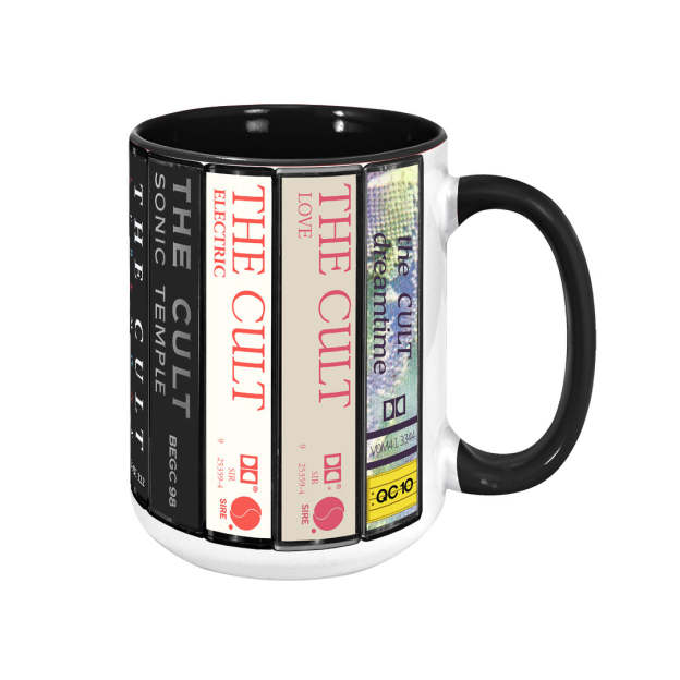 The Cult Albums Cassette Collection Retro Accent Mug