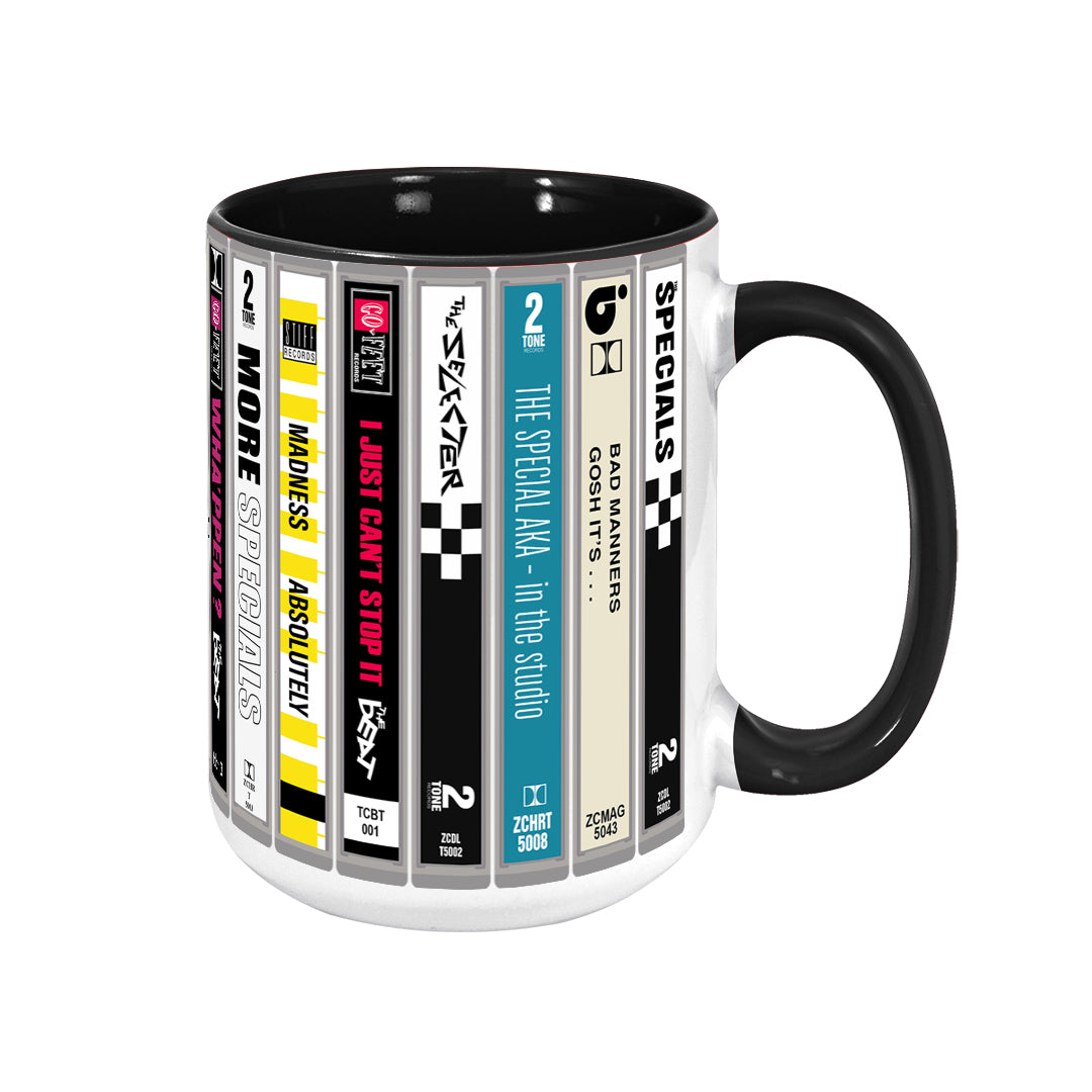 Ska 2-Tone 80s Music Cassette Collection Accent Mug