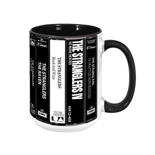 The Stranglers Albums Cassette Retro Collection Accent Mug