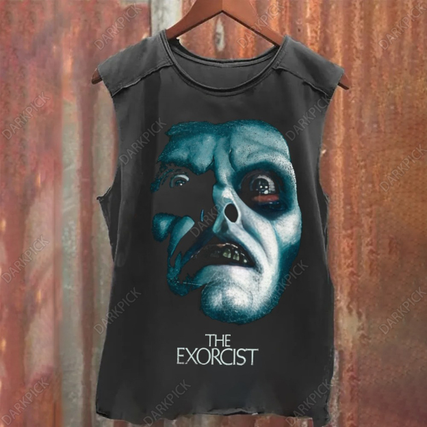 Unisex Vintage Washed  The Exorcist Tank Top