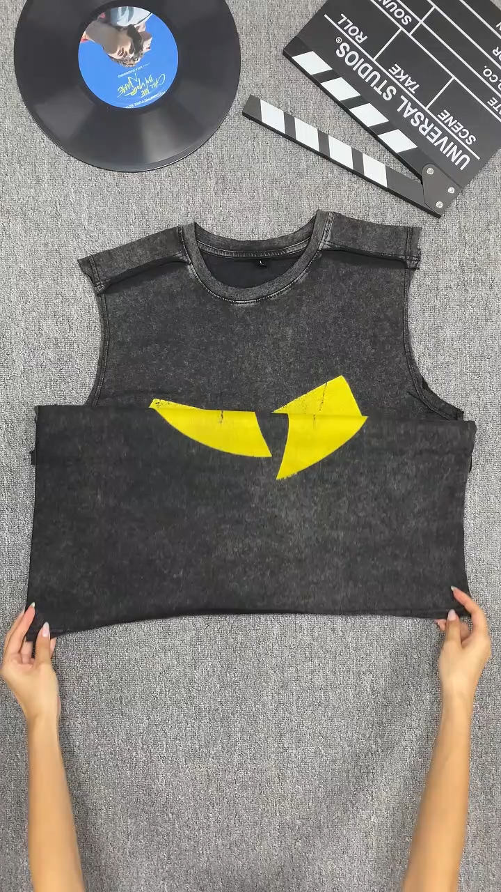 Wu-Tang Clan logo Washed Tank Top