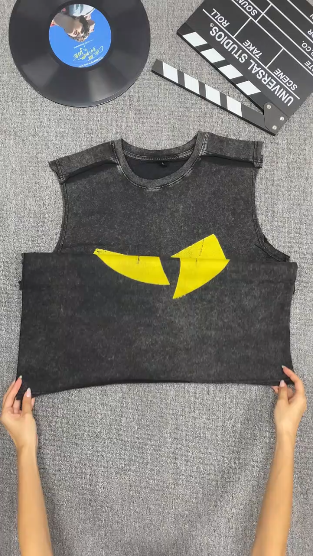 Wu-Tang Clan logo Washed Tank Top