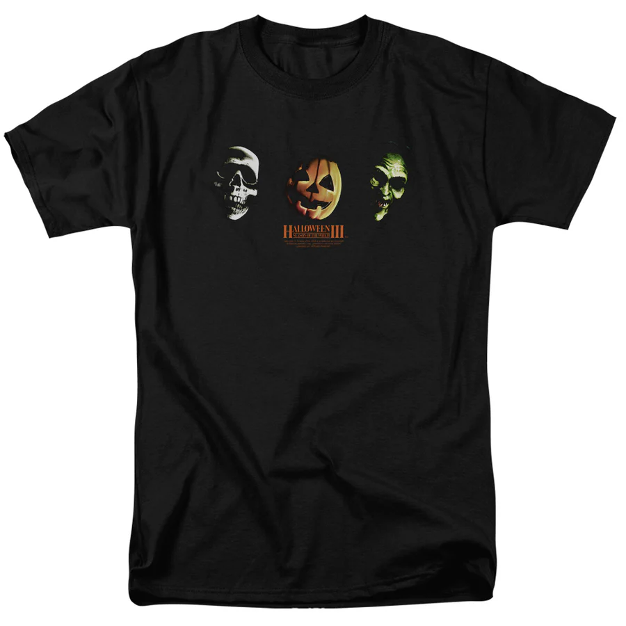 Halloween III Three Masks Cotton T-Shirt