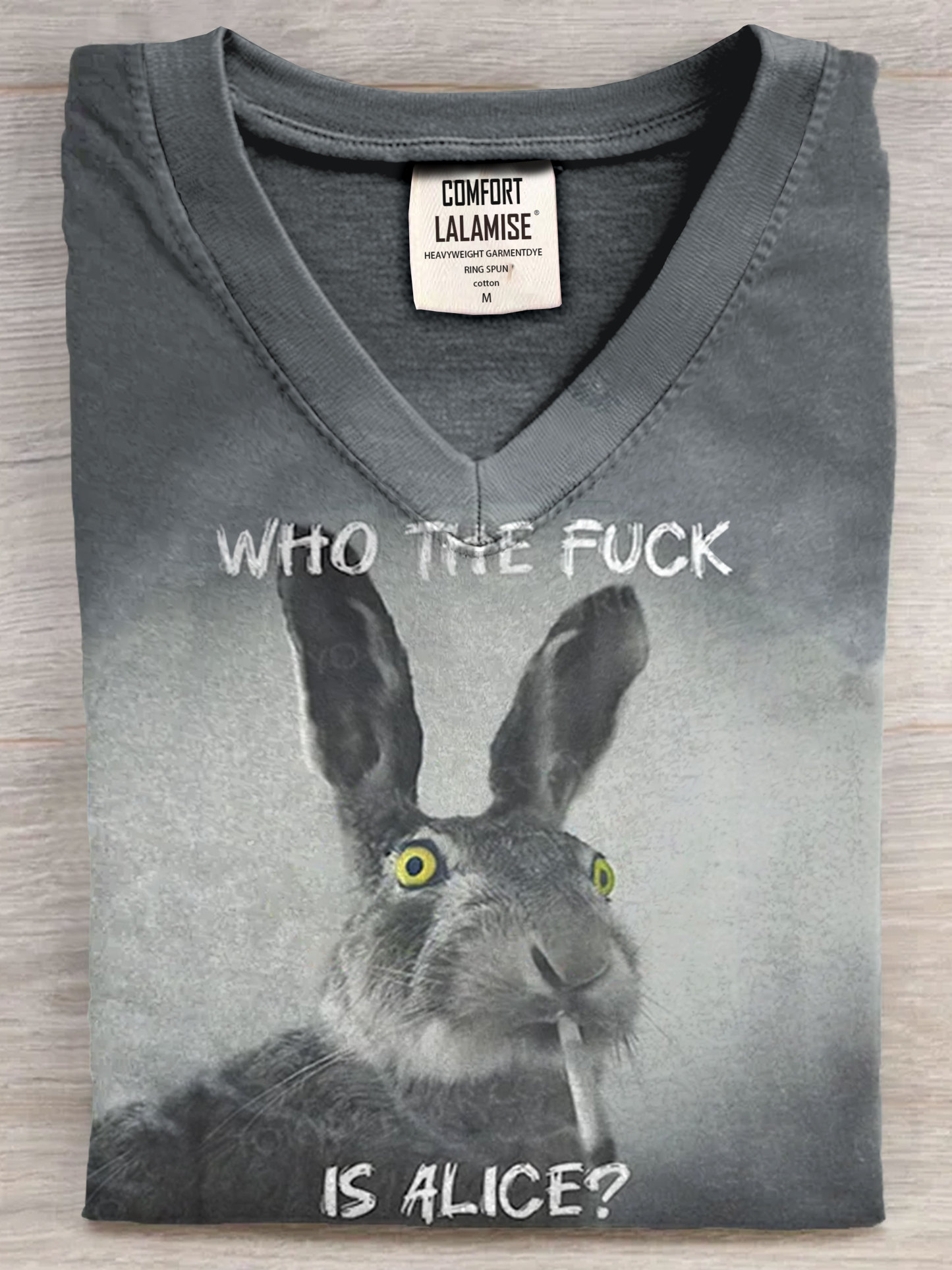 Funny Who The Fuck Art Print Casaul Short Sleeve T-shirt