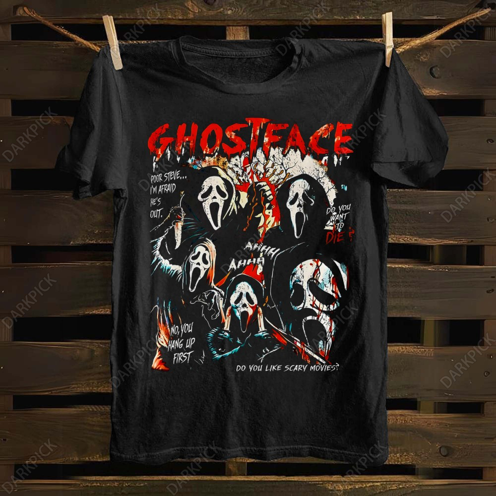 Unisex cotton Ghostface T-shirt