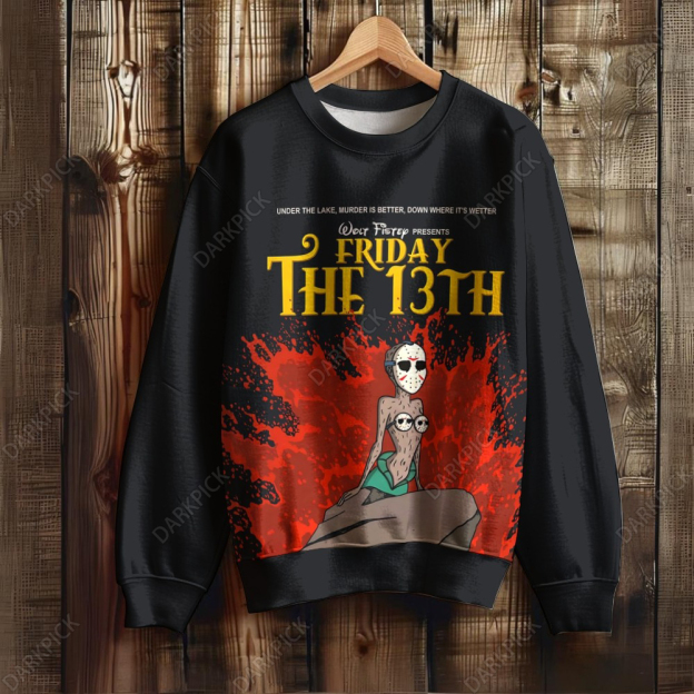 Unisex Friday The 13th In Disney Animation Style Sweatshirt