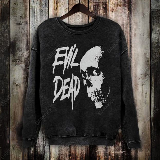 Unisex Vintage Washed Evil Dead Sweatshirt