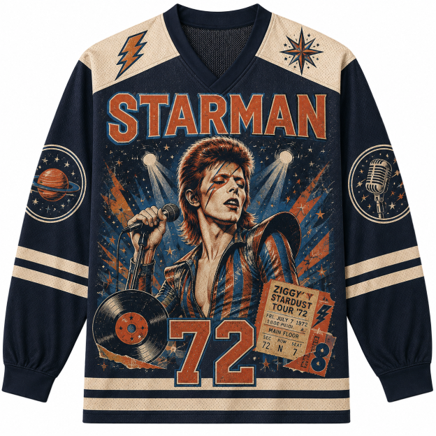 STARMAN 72 V-Neck Long Sleeve Jersey