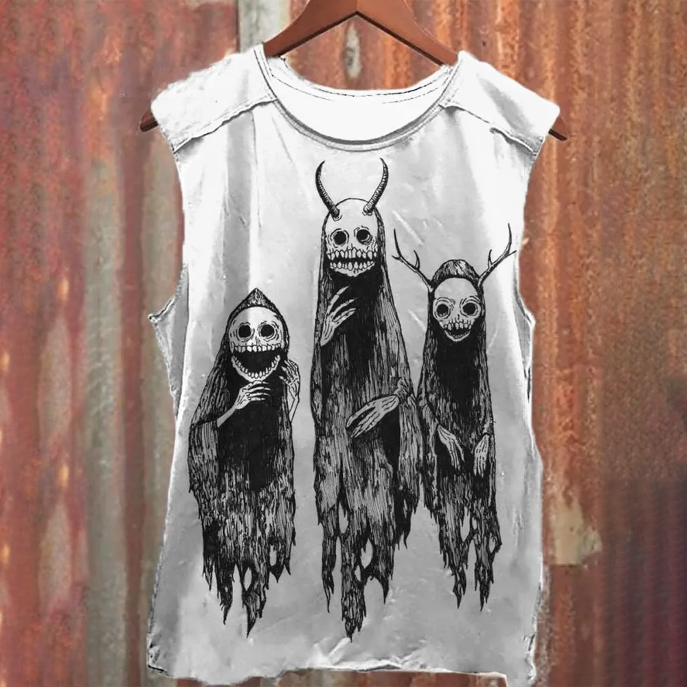 Horror Art Unisex Essential Tank Top