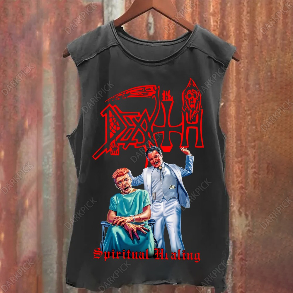 Unisex Vintage Washed Spiritual Healing Tank Top