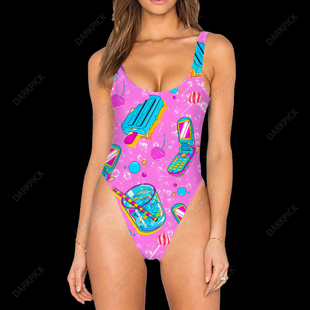 Ocean Drive High Legged One Piece Swimsuit
