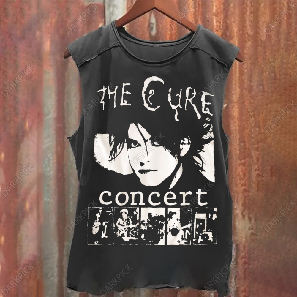 Unisex Vintage Washed The Cure Tank Top
