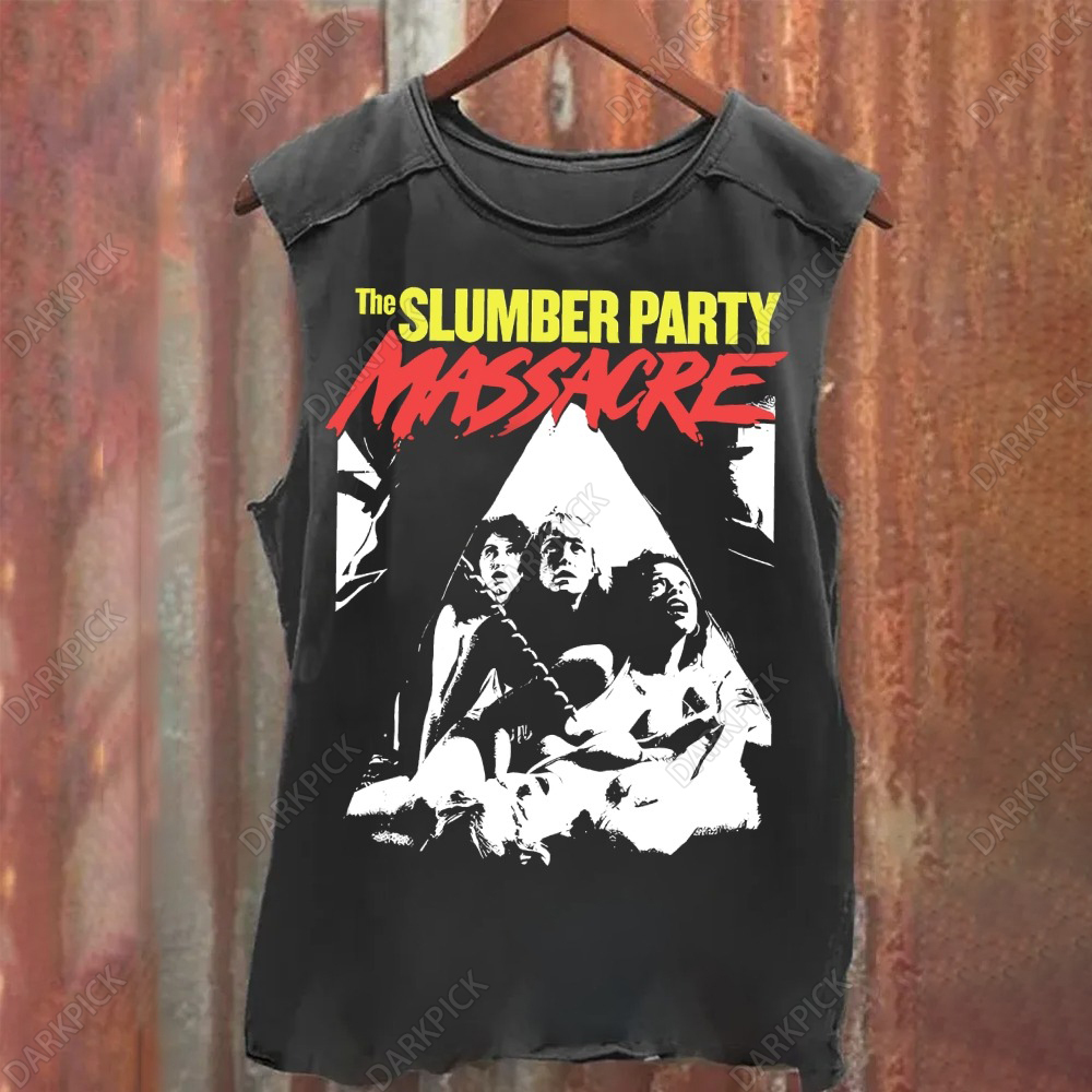 Unisex Vintage Washed The Slumber Party Massacre Tank Top