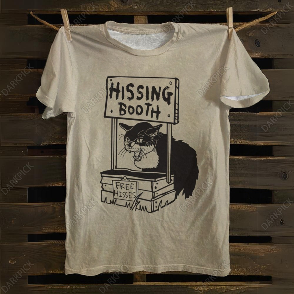 Unisex Cat pattern print T-Shirt