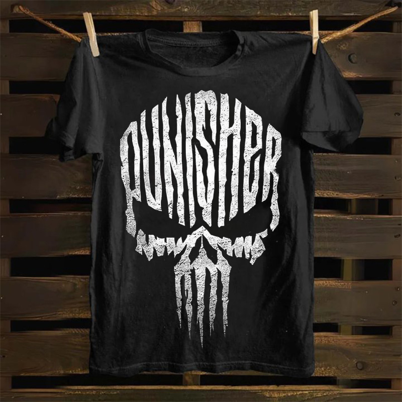 Skull Printed Casual T-shirt