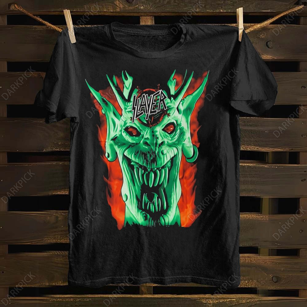 Unisex cotton Slayer Trash Metal Root Of All Evil T-shirt
