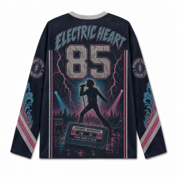 ELECTRIC HEART 85 V-Neck Long Sleeve Jersey